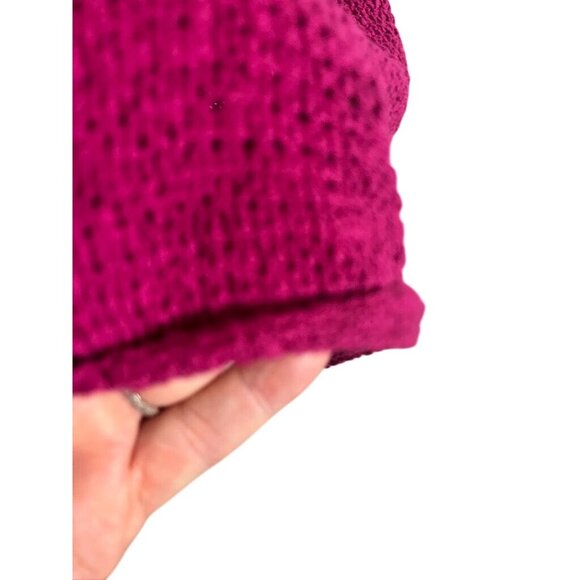 Retro Knit Sweater XL Pink Neutral Classic Chic Preppy Boho Western Minimalist - Picture 5 of 9